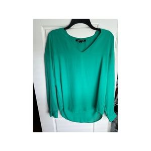 Cute green business casual/ professional long-sleeve top